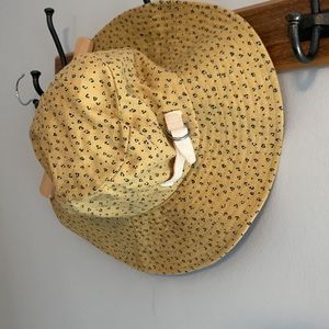 MADEWELL Linen Packable Sunhat In Bronzed Lichen